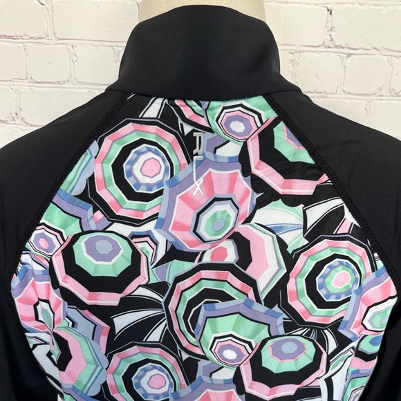 RLX Ralph Lauren Long Sleeve Black Printed Golf/Tennis Polo Performance Shirt--S - Picture 10 of 16